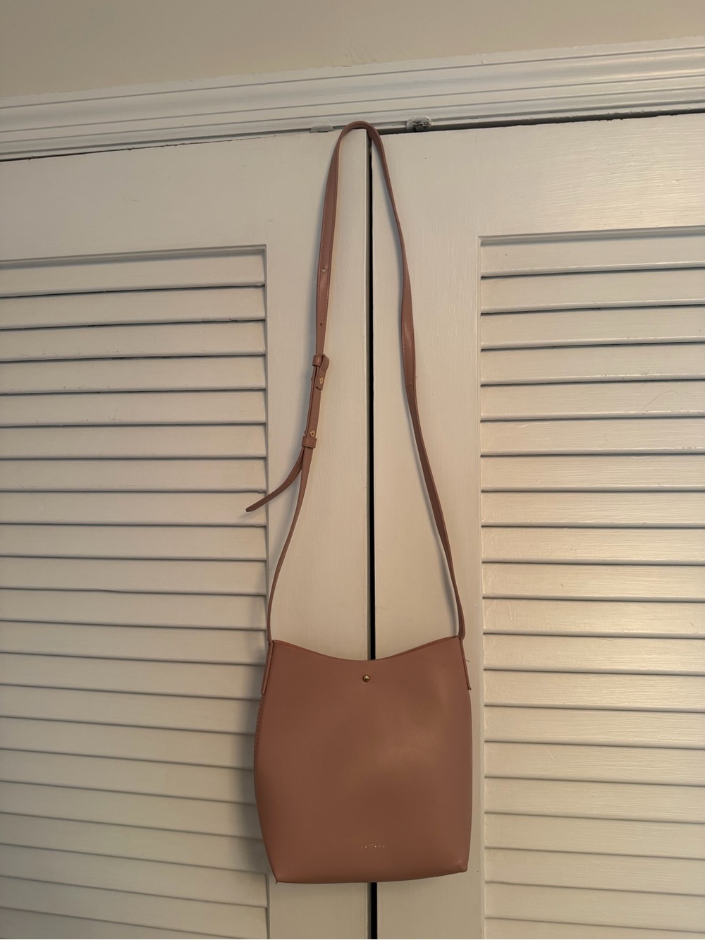 Samara Crossbody Bag in Dusty Rose